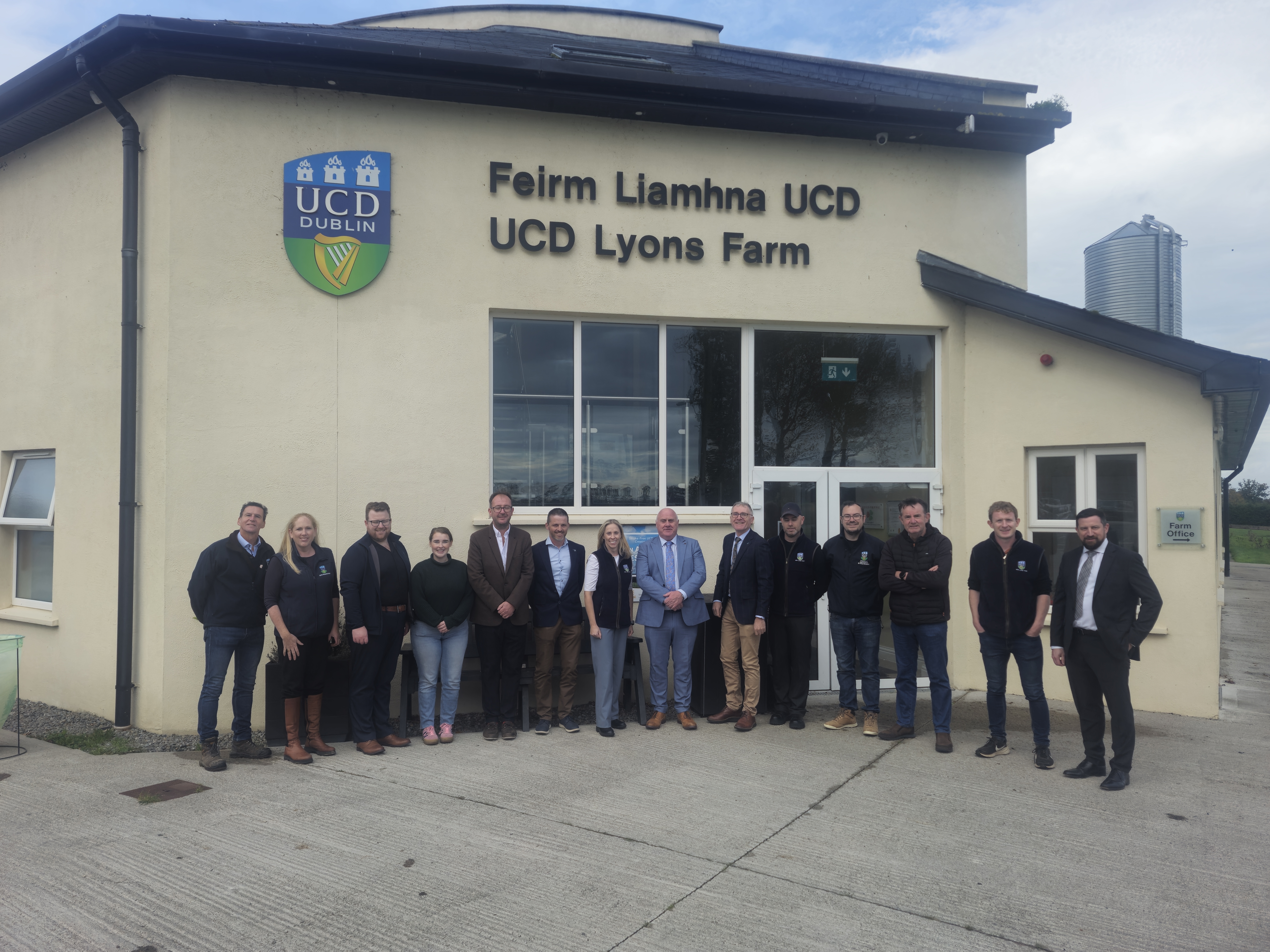 Minister Noel Grealish Visits UCD Lyons Farm to Review Innovation in Agriculture and Food Science Research
