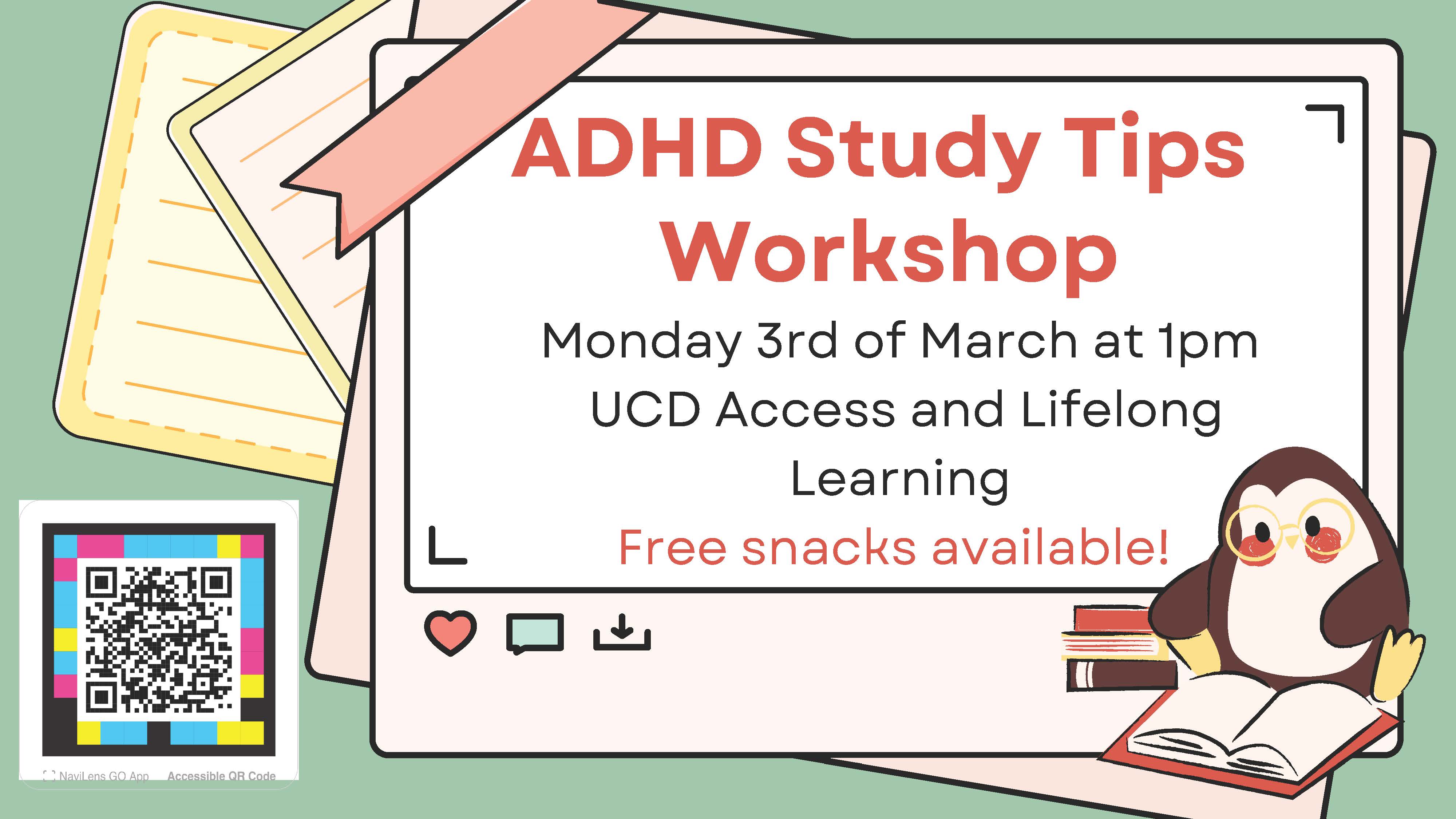 ADHD Study Workshop poster