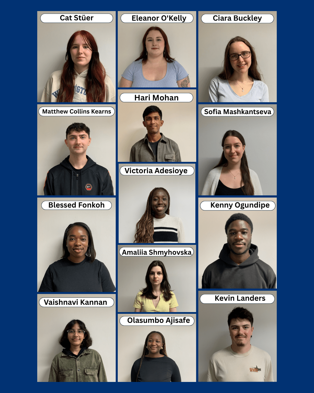 Headshots of the Student Partners