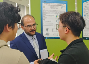 Dr Nima with the Students