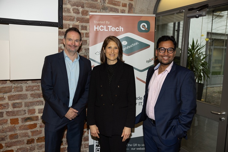 Cyril Treacy, COO, Disseqt AI; Heather Domin, Vice-President and Head of Office of Responsible AI and Governance, HCLTech and Apoorva Kumar, CEO, Disseqt AI.