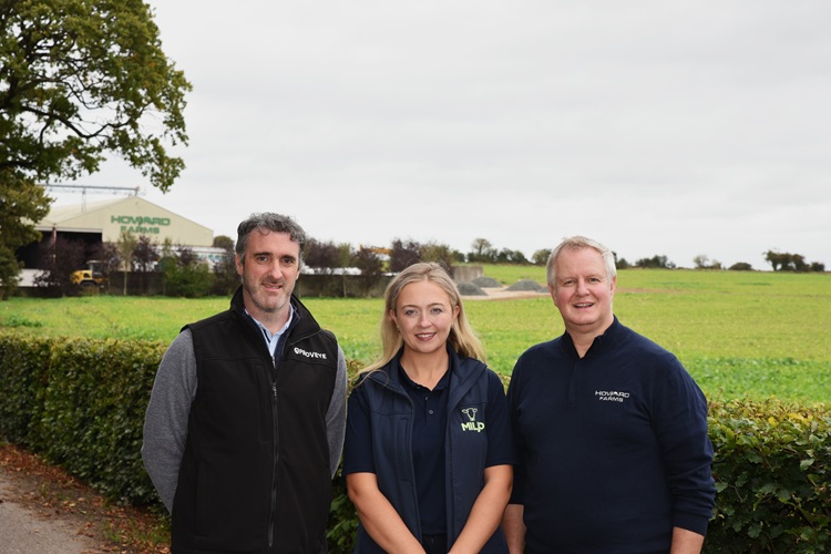 Jerome O’Connell, CEO, Proveye, Aoife Drennan, COO, MILJO and Patrick Howard, Howard Farms.