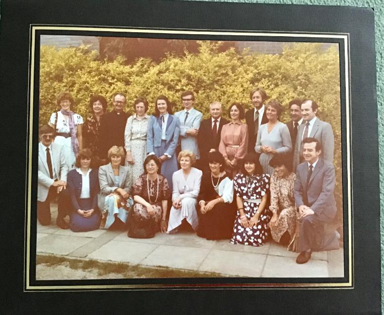 Conor Ward with UCD Colleagues in 1984