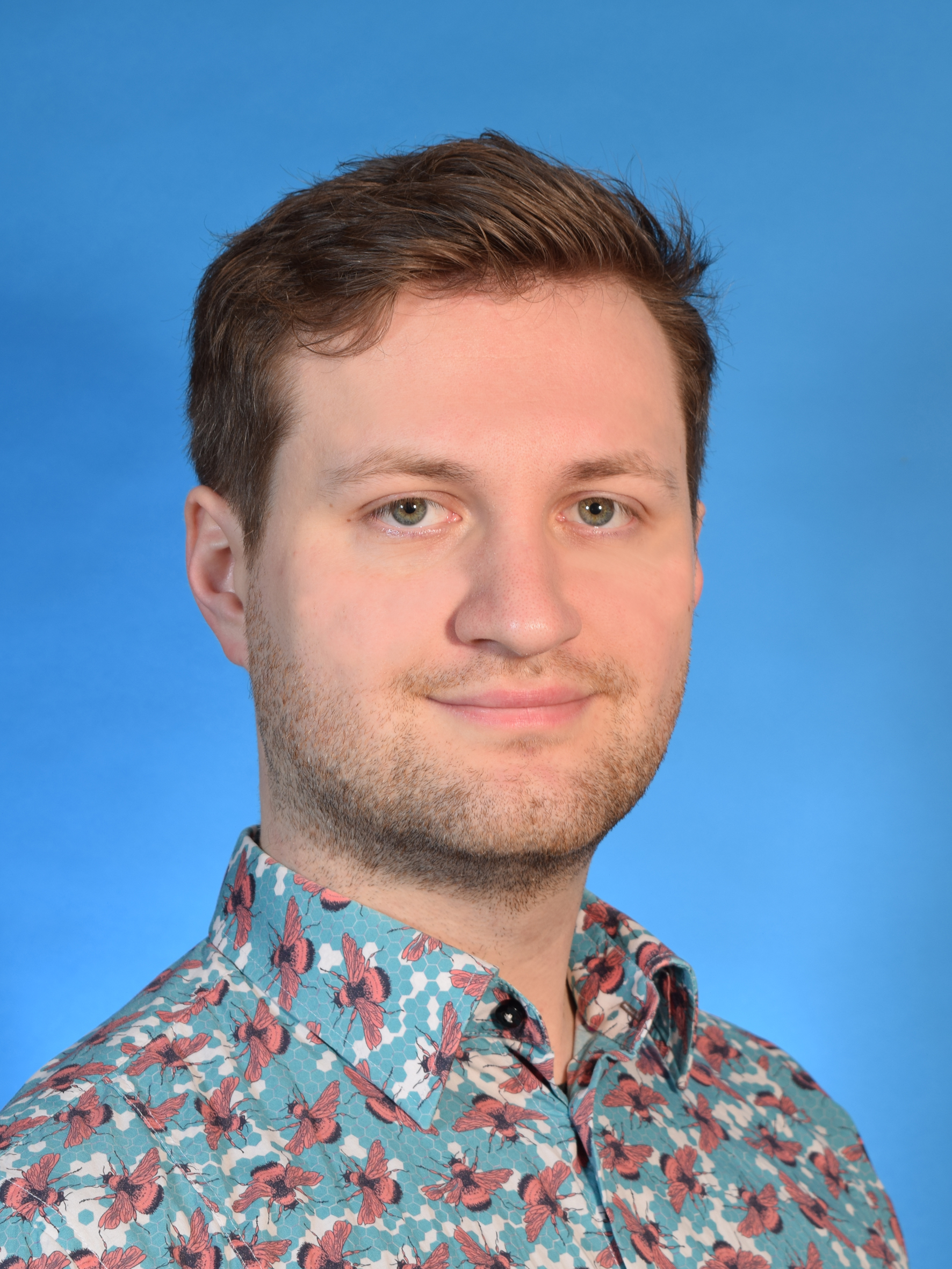 Man smiling facing camera