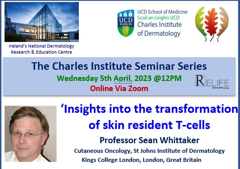 Talk 11 - "Insights into the transformation  of skin resident T-cells" by Prof. Sean Whittaker, St Johns Institute of Dermatology,  Kings College London, London, Great Britain	\n