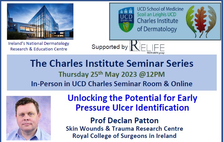 ​Talk 15 - "Unlocking the Potential for Early Pressure Ulcer Identification" by Prof. Declan Patton, Skin Wounds & Trauma Research Centre Royal College of Surgeons in Ireland