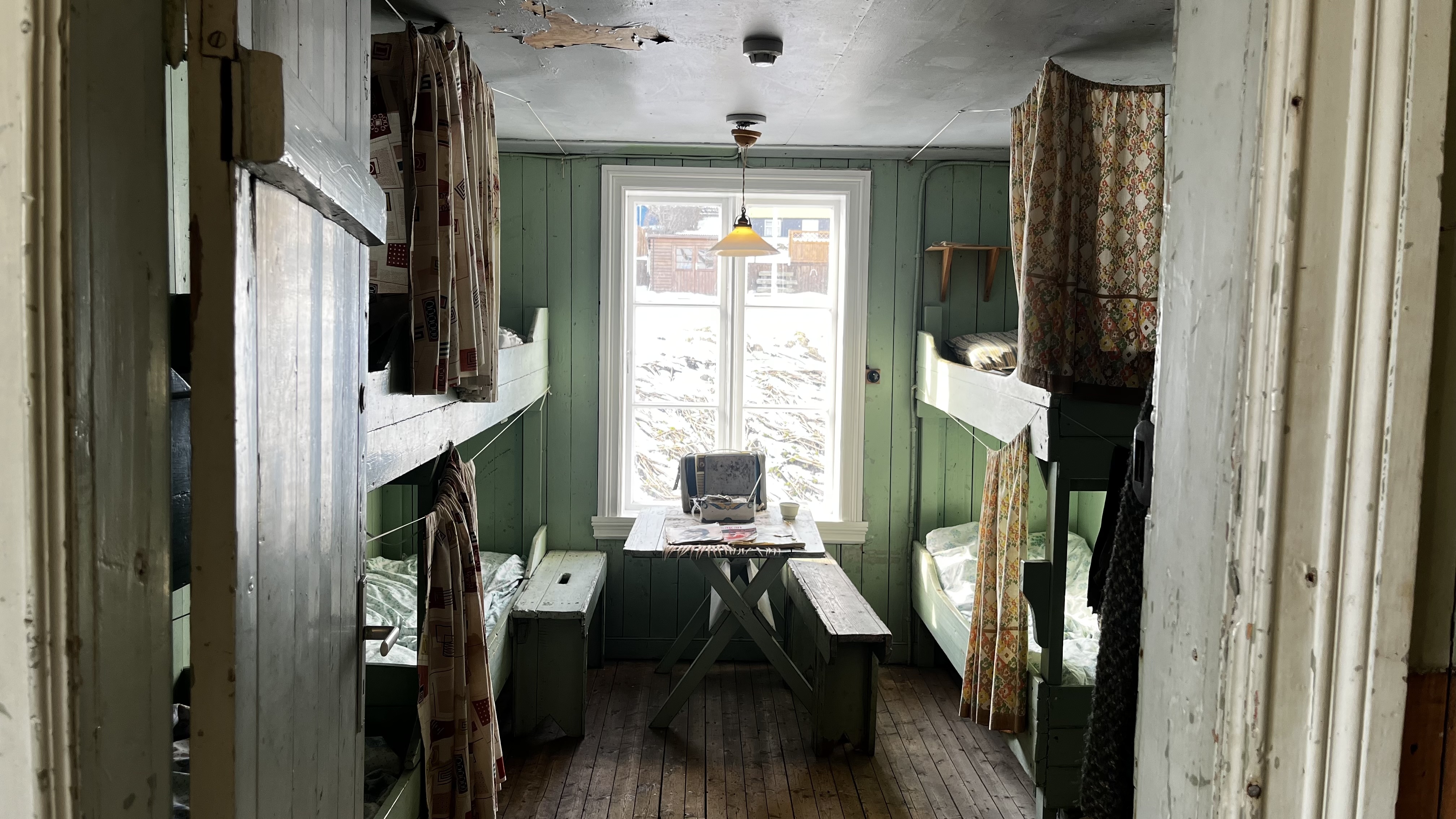 Inside bunks Iceland museum
