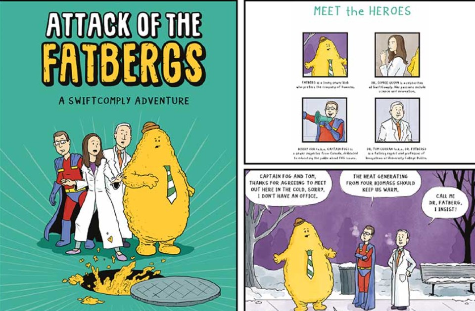 Comic strip about fatbergs