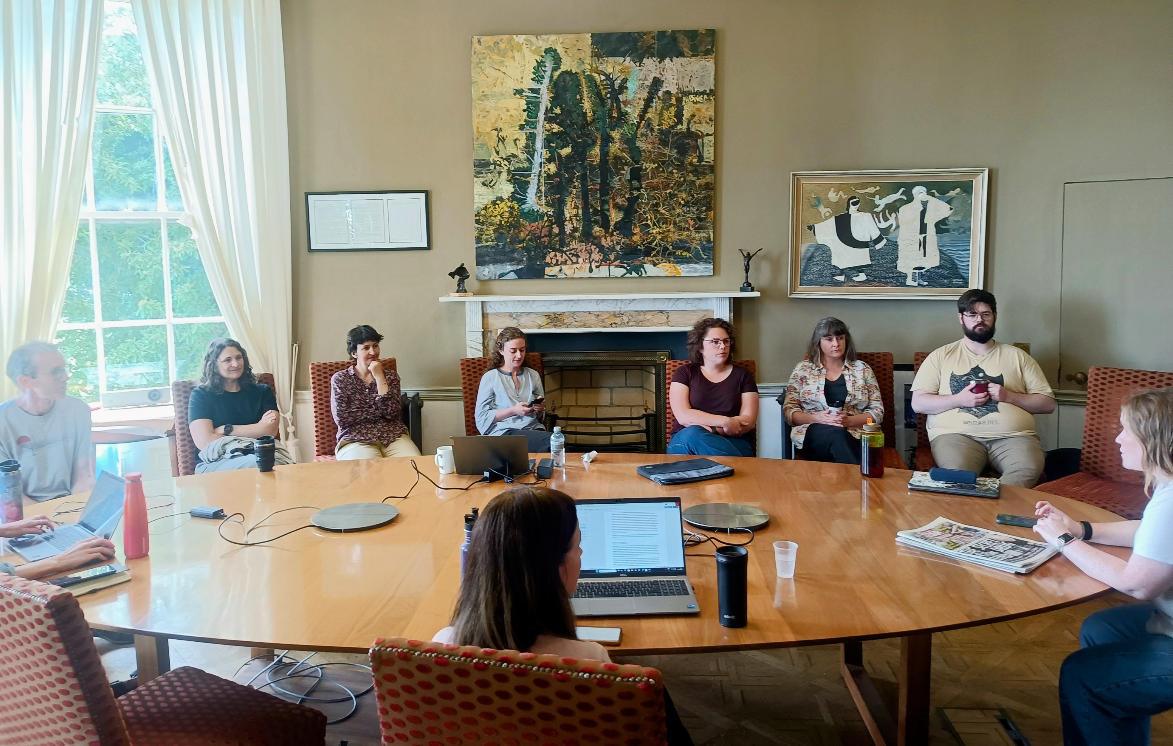 Participants at the writing tips session