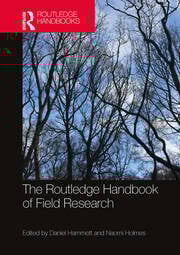 One of our staff members, together with two of our MA Critical Geographies graduates have contributed a chapter to the Routledge Handbook of Field Research.