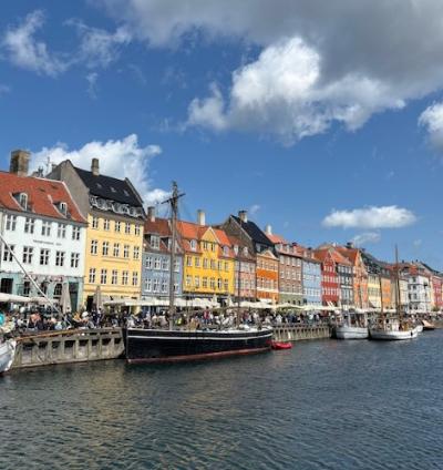 Canal with boat at Lund