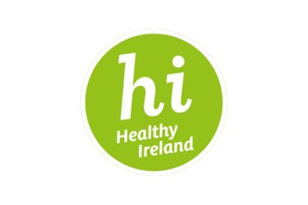 hi - Healthy Ireland text on green circle