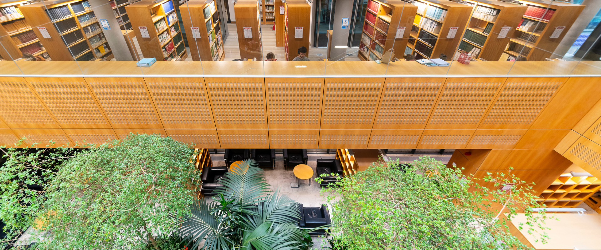 UCD Health Sciences Library ground floor and first floor view from side