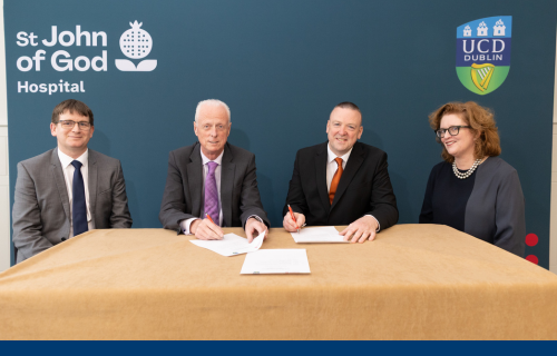 St John of God Hospital signs Memorandum of Understanding with UCD School of Medicine