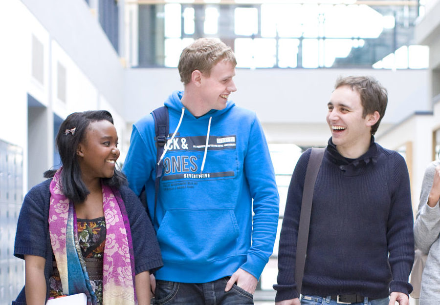 Students in conversation