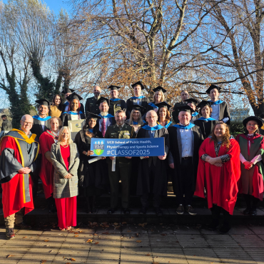 UCD graduation class photo December 2025