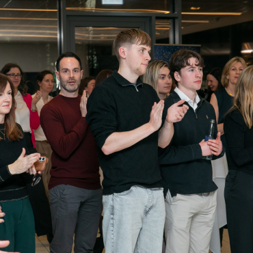 Group of people at the UCD Physiotherapy 70th anniversary celebration