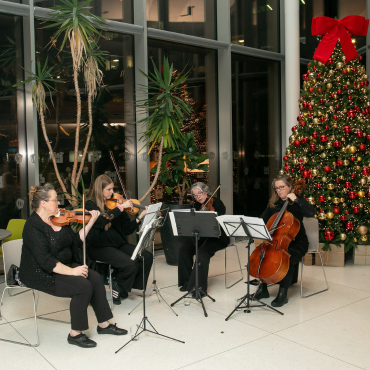 String quartet at the UCD Physiotherapy 70th anniversary celebration