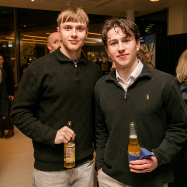 Two men at the UCD Physiotherapy 70th anniversary celebration