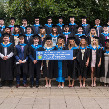 Group photo of UCD graduating class