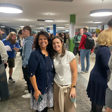 Group of staff and students at UCD Orientation 2025