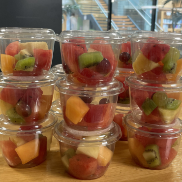 Bowls of fruit at UCD Orientation 2025