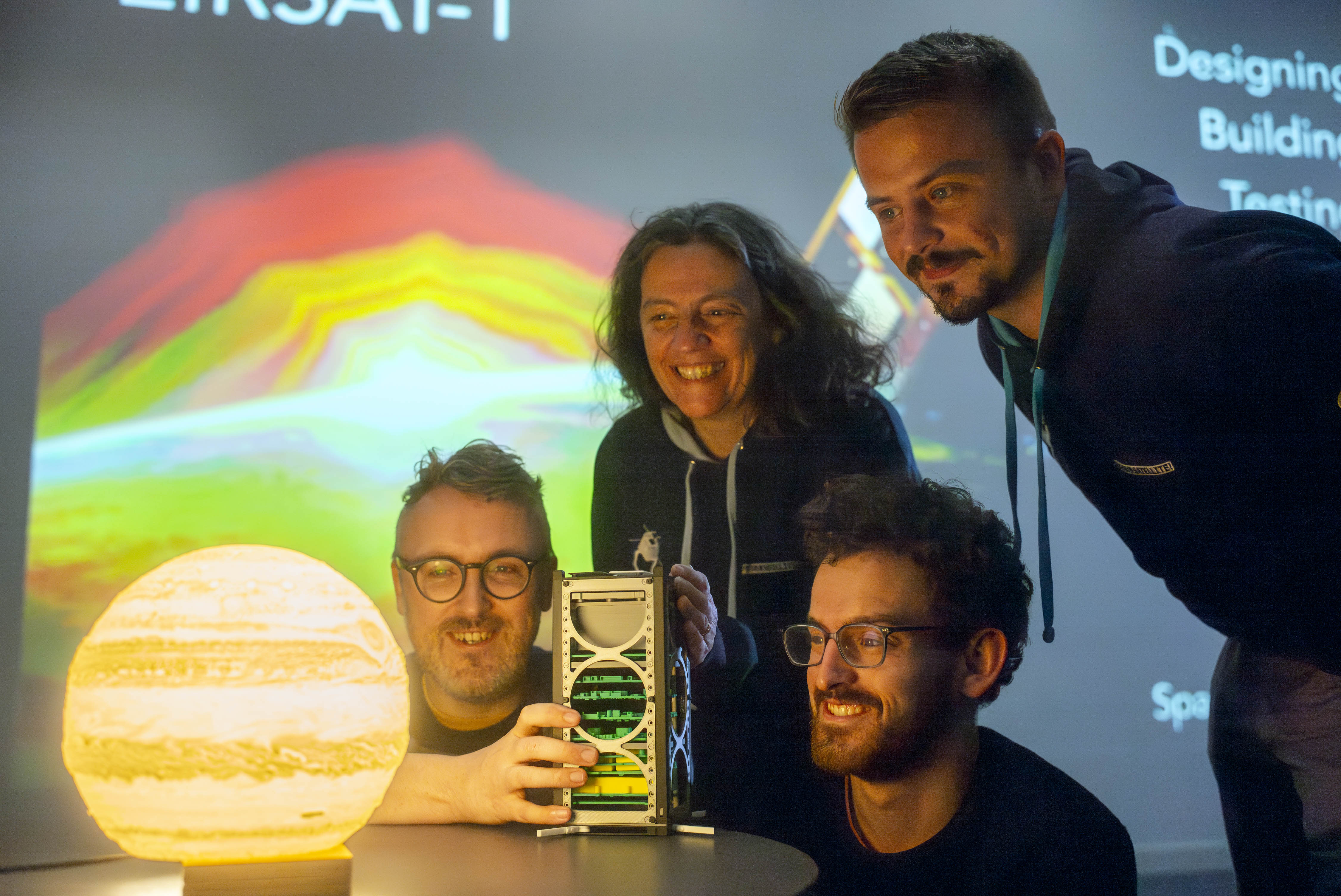 EIRSAT-1 detects merging neutron stars 3 billion light years away