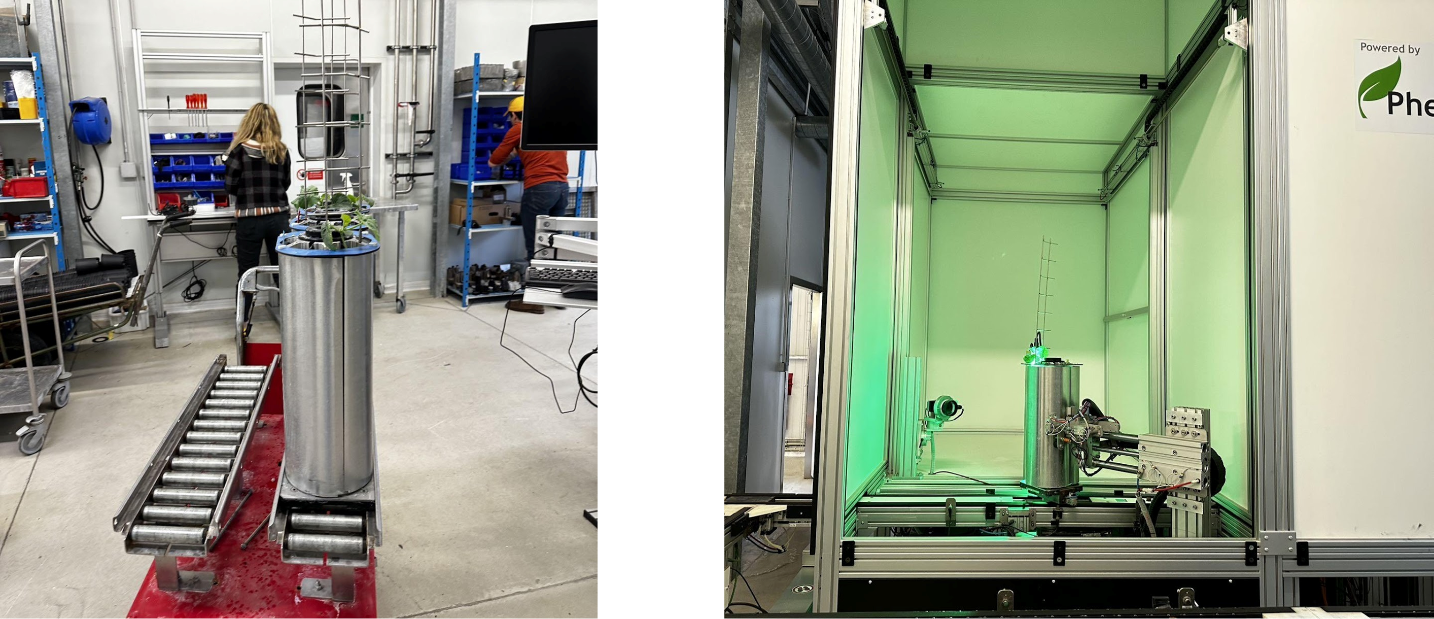 A laboratory with plants