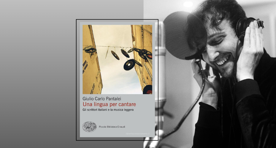 Image of singer and book cover