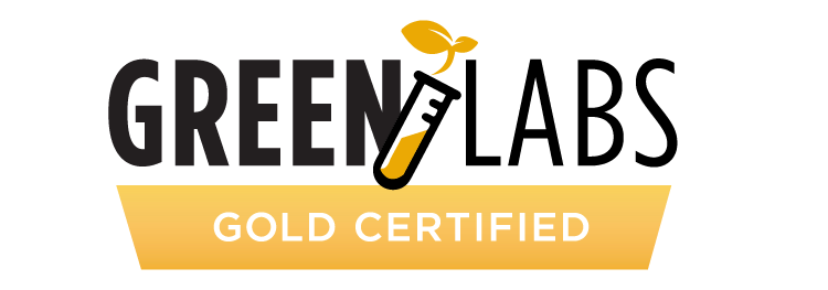 Greenlabs gold cert banner