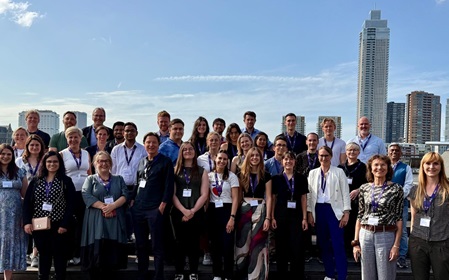 Group of people smiling