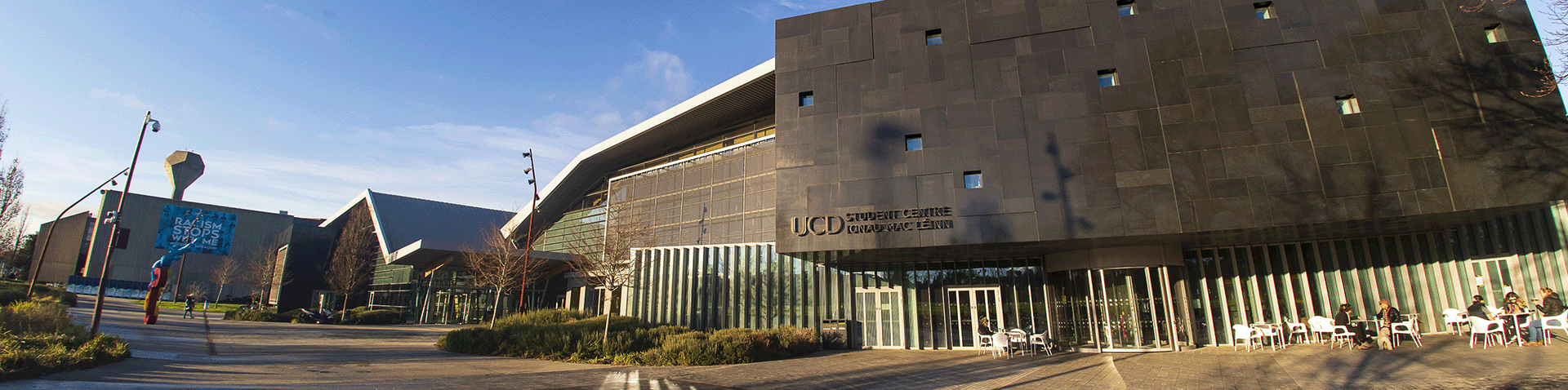 Outside the UCD Student Centre
